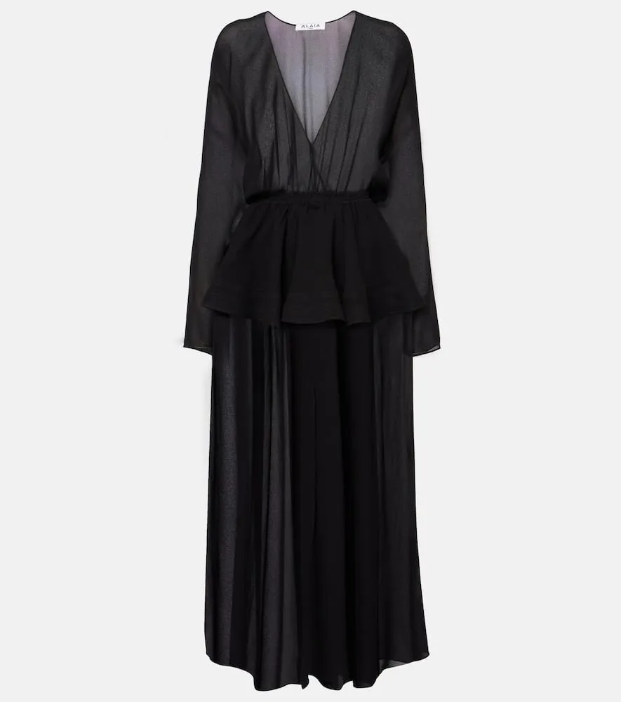 Alaia Peplum midi dress