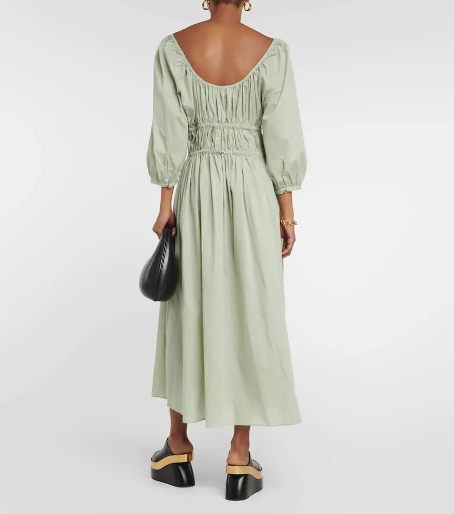 Asceno Andros cotton midi dress
