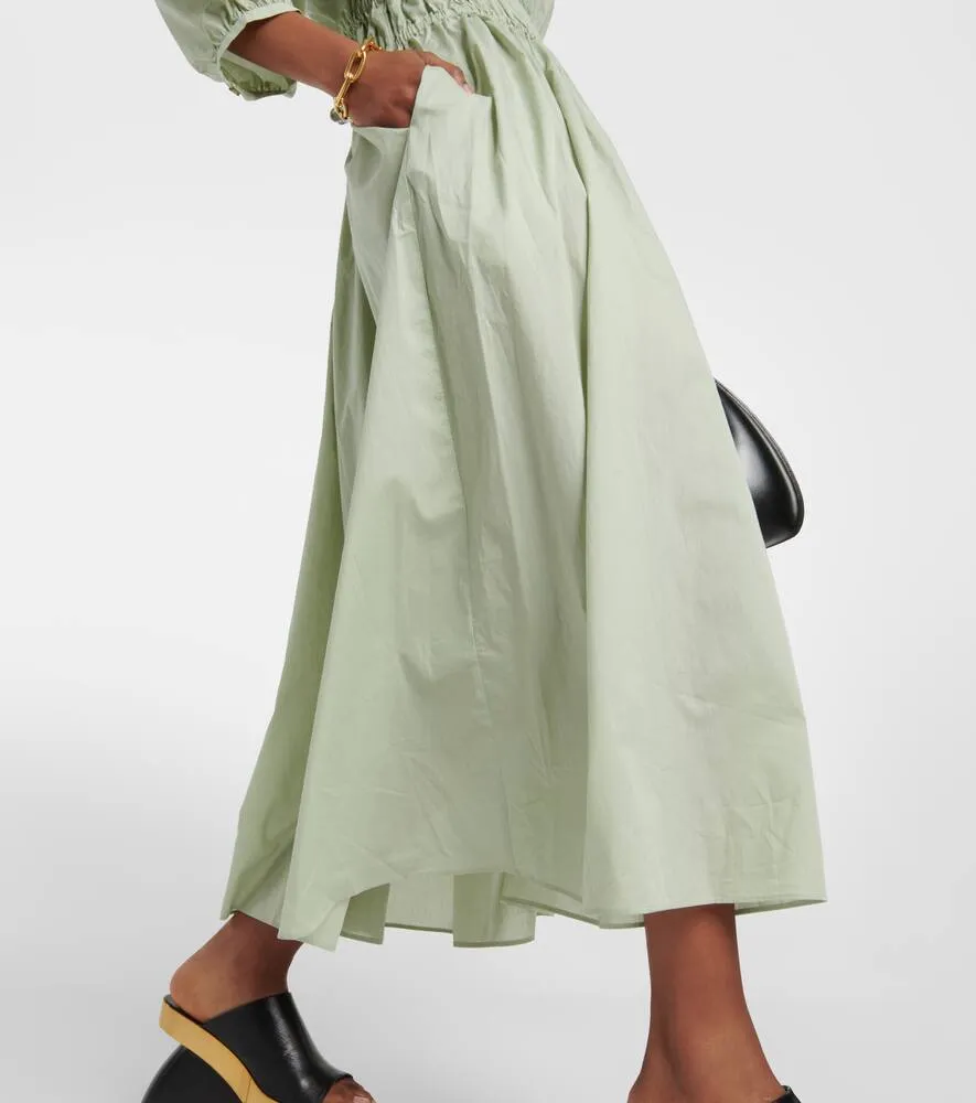 Asceno Andros cotton midi dress