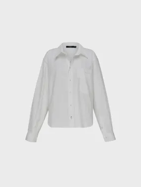 Bassike Casual Classic Shirt in Natural