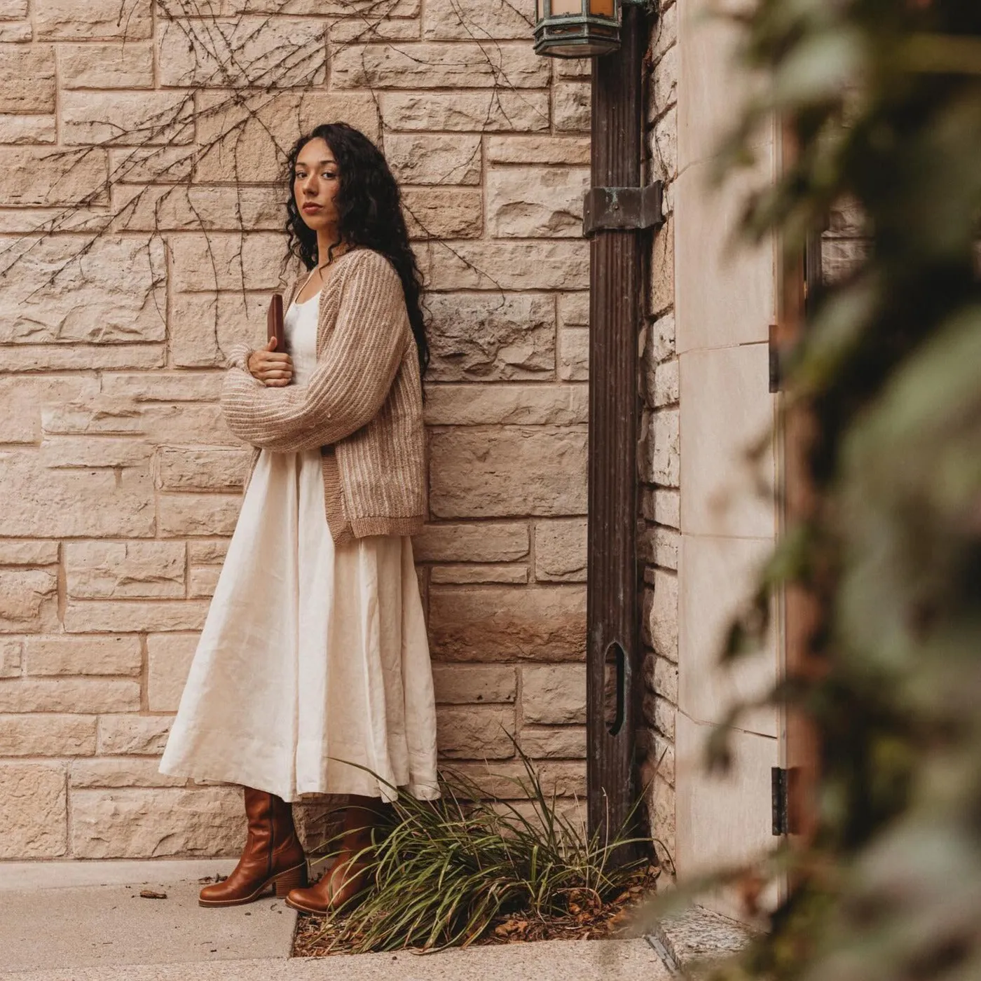 Brioche cardigan (Women) - Mellow Malt