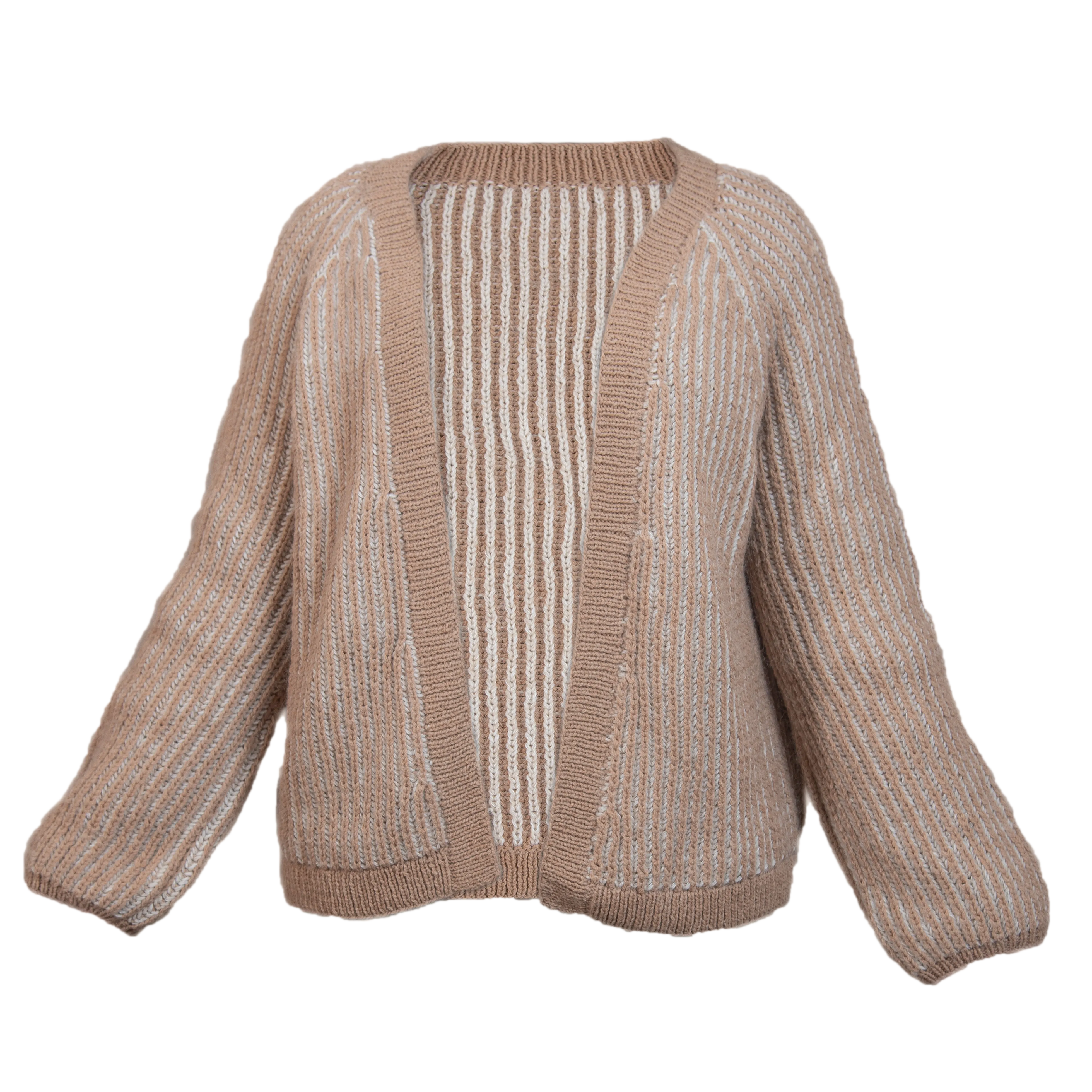 Brioche cardigan (Women) - Mellow Malt
