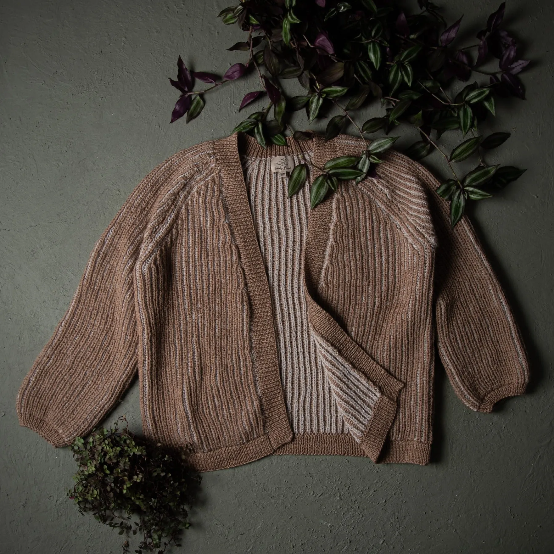 Brioche cardigan (Women) - Mellow Malt