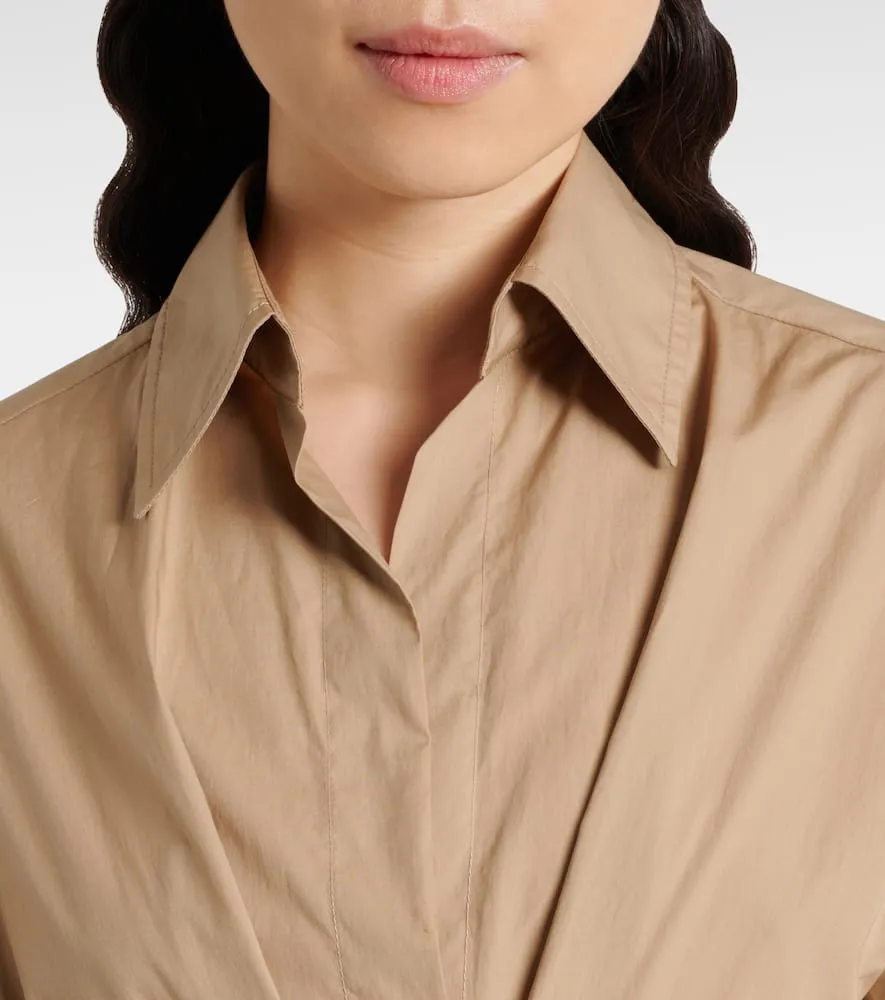 Brunello Cucinelli Belted cotton shirt dress