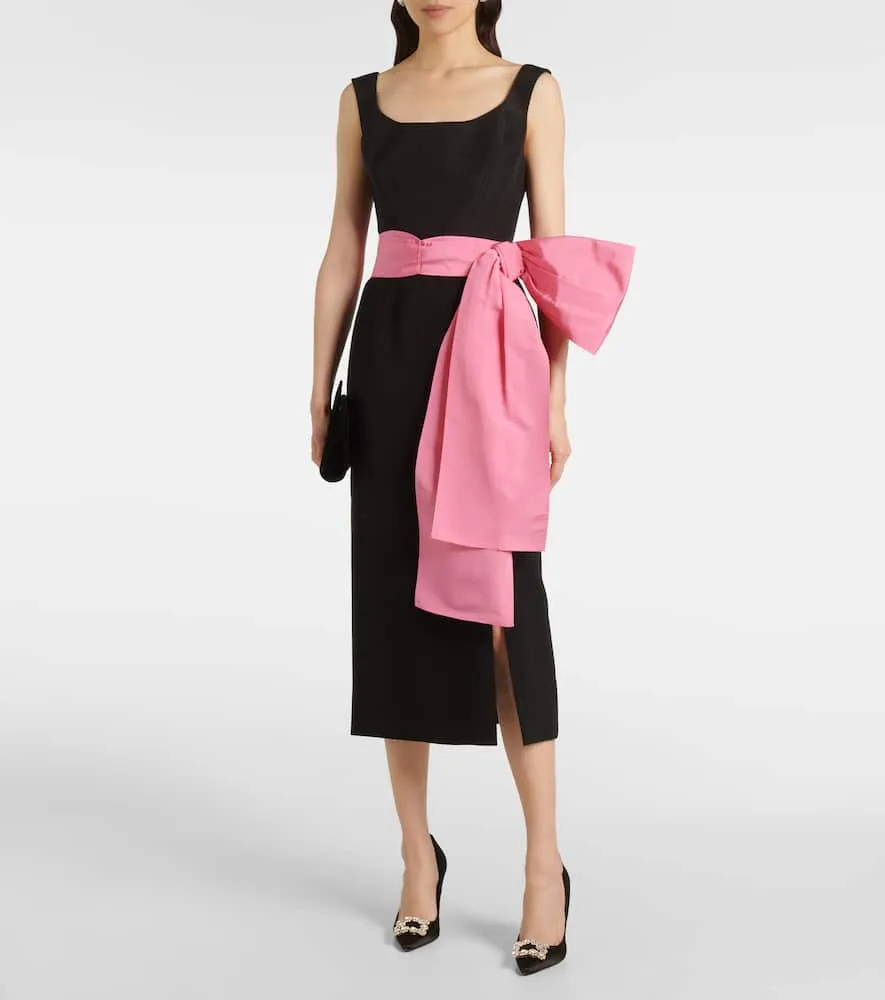 Carolina Herrera Sash midi dress