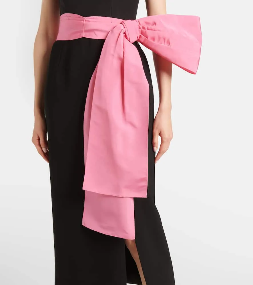 Carolina Herrera Sash midi dress