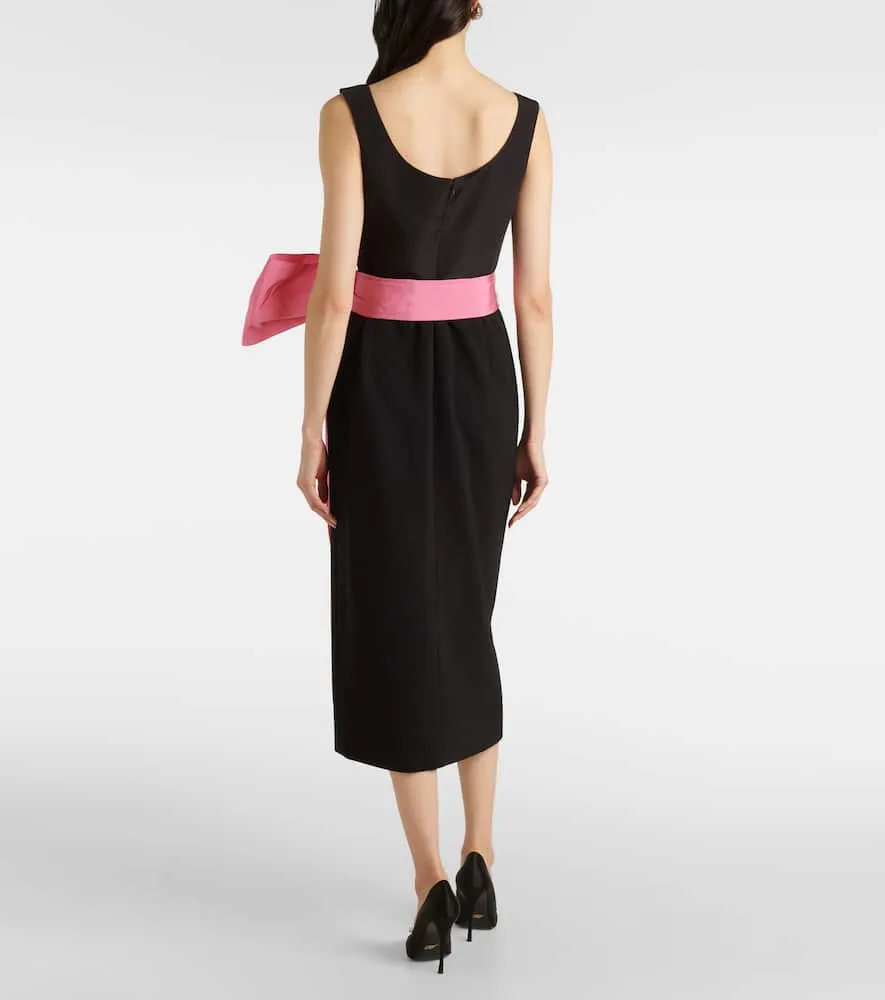 Carolina Herrera Sash midi dress