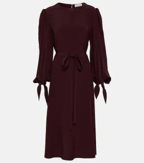 Chloe Silk crêpe de chine midi dress