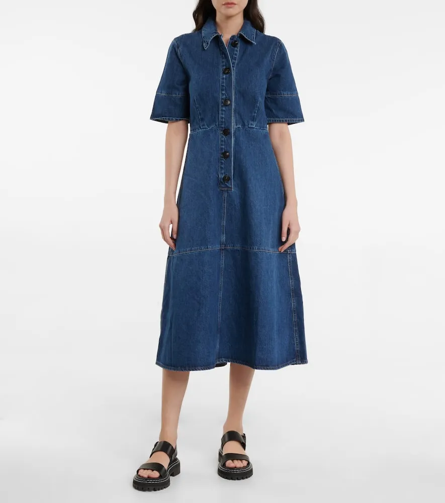 CO Denim midi dress