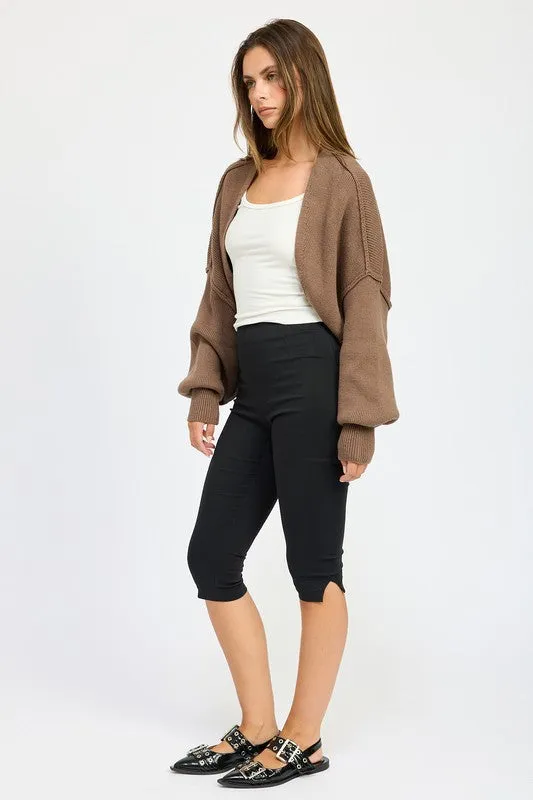 Cozy Layering Knit Oversized Shrug Sweater Cardigan