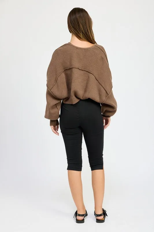 Cozy Layering Knit Oversized Shrug Sweater Cardigan
