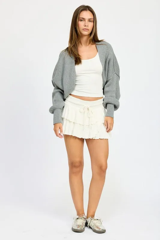 Cozy Layering Knit Oversized Shrug Sweater Cardigan