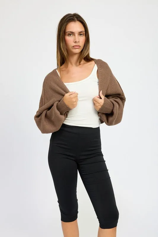 Cozy Layering Knit Oversized Shrug Sweater Cardigan