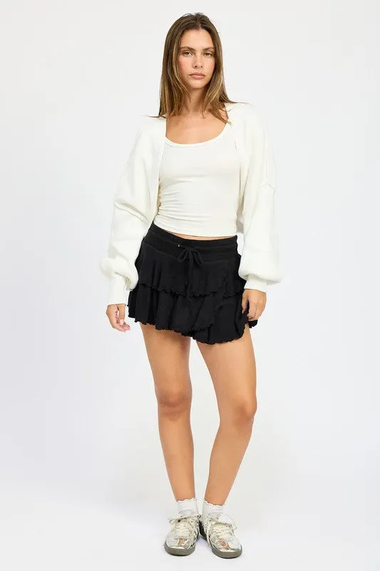 Cozy Layering Knit Oversized Shrug Sweater Cardigan