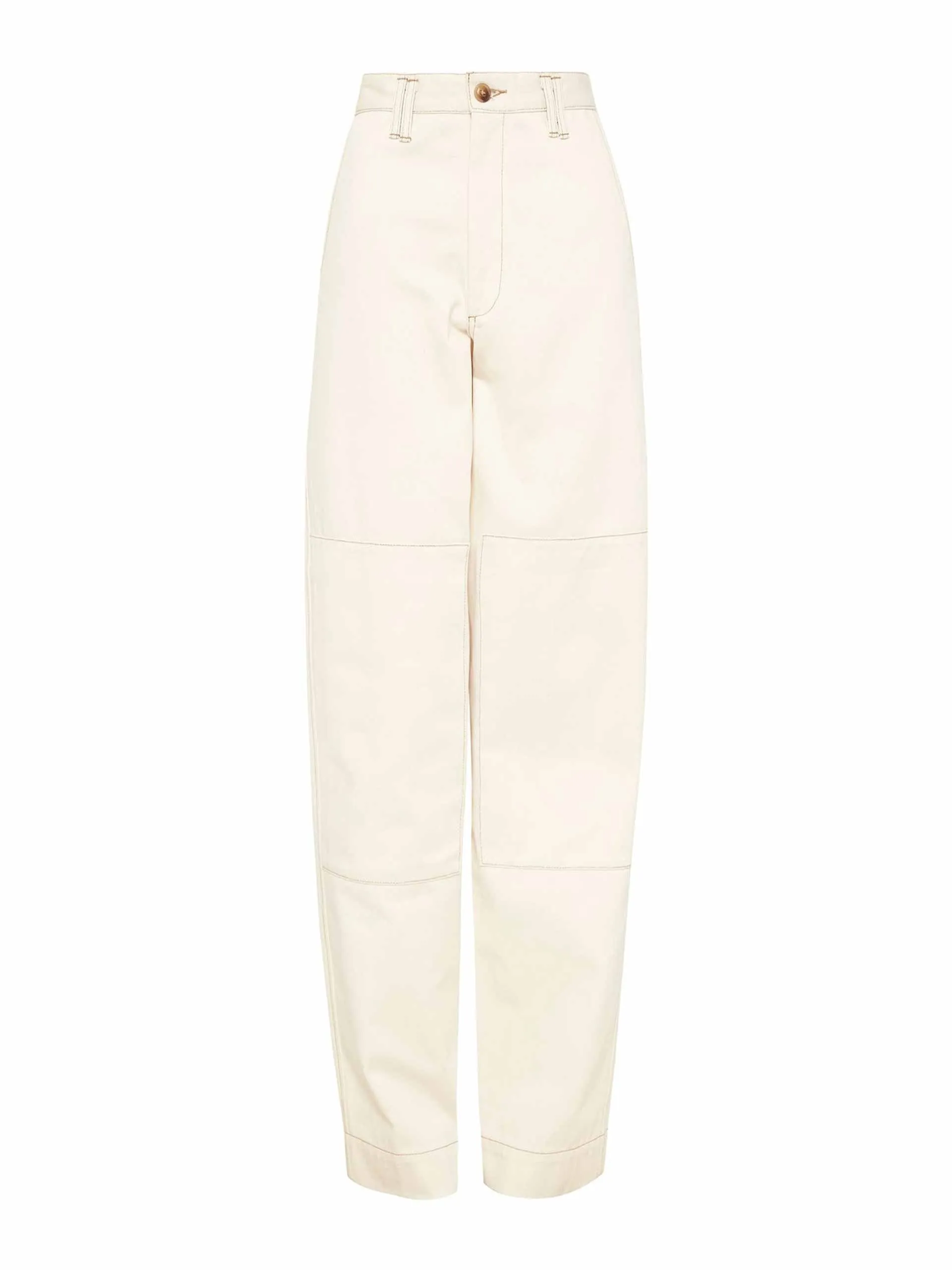 Cream high waisted trousers