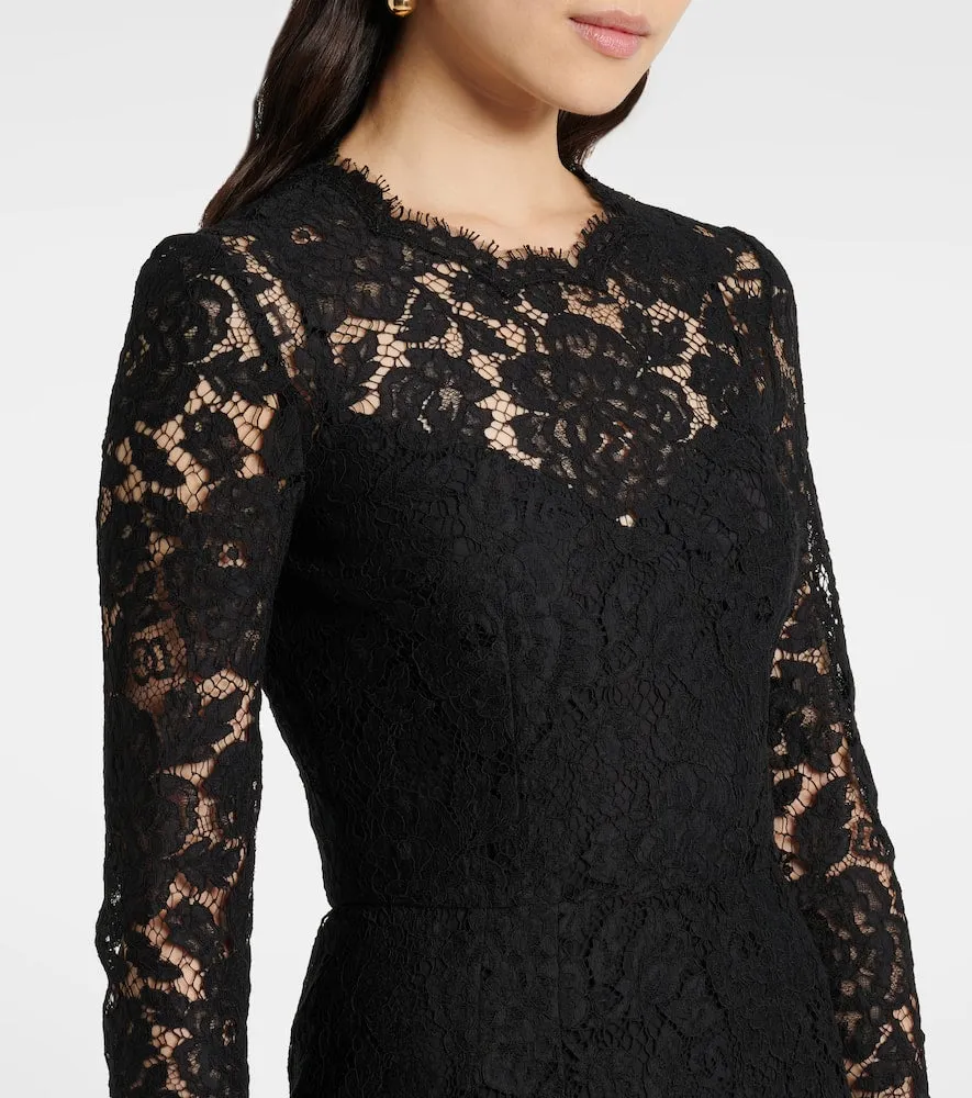 Dolce&Gabbana DG lace midi dress