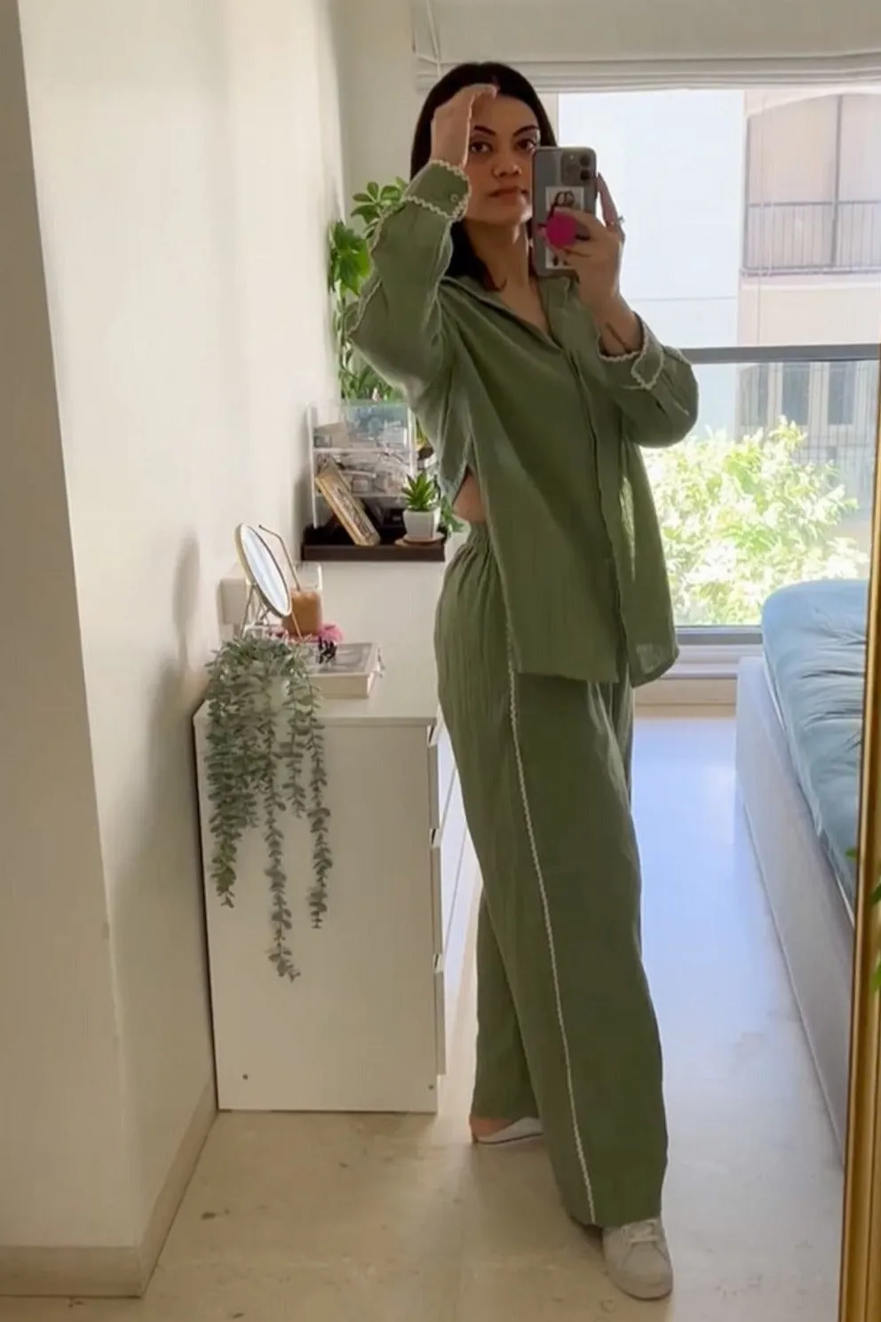 Downtown Co-ord Set - Green