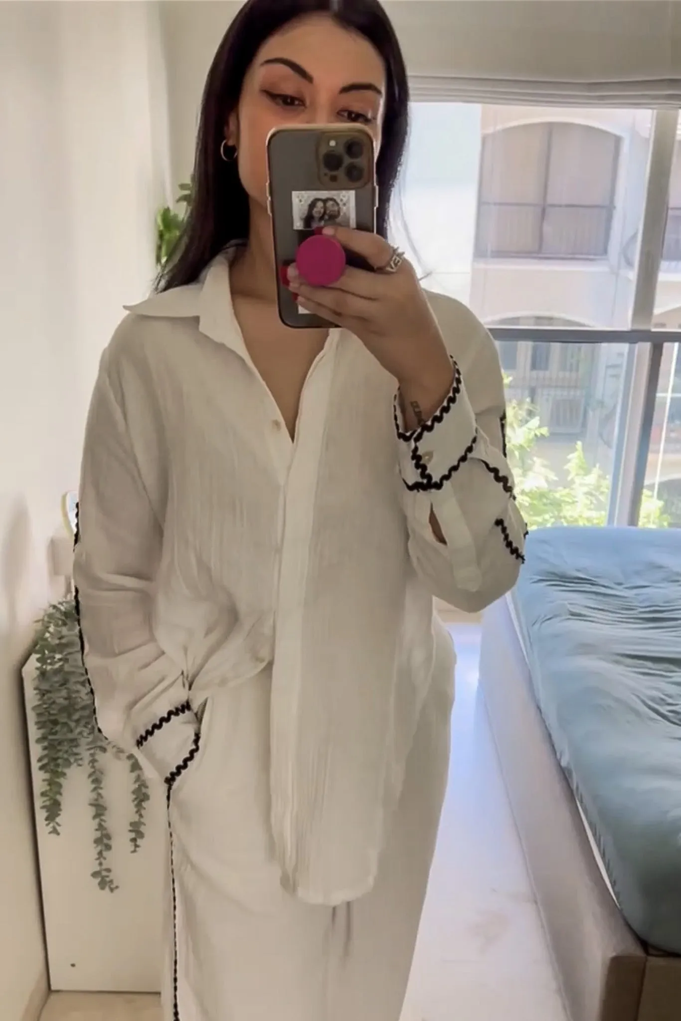 Downtown Co-ord Set - White