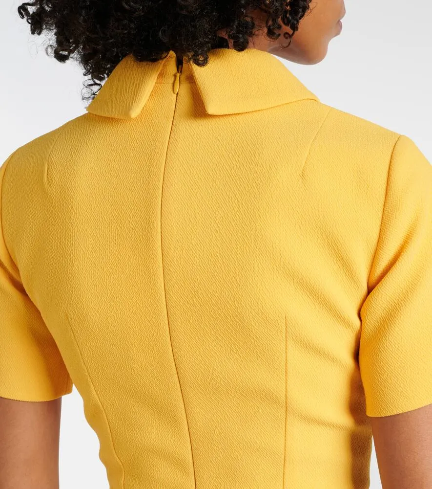Emilia Wickstead Eman cr√É¬™pe cocktail dress