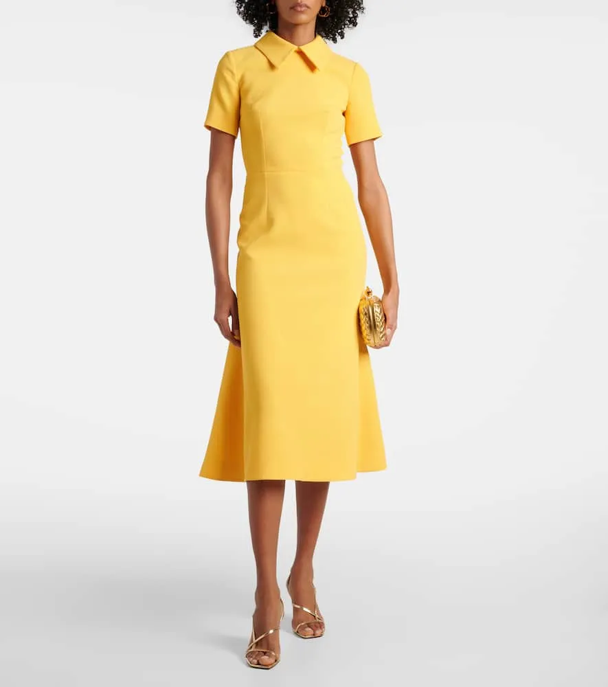 Emilia Wickstead Eman cr√É¬™pe cocktail dress