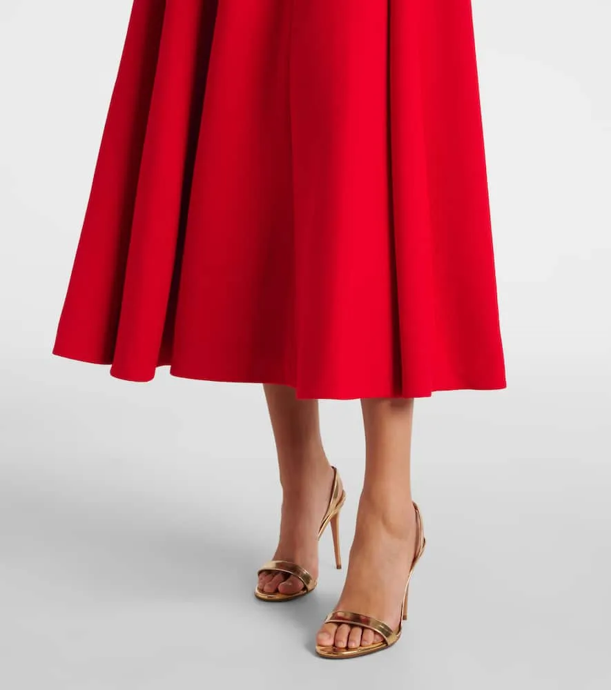 Emilia Wickstead Georgie wool georgette midi dress