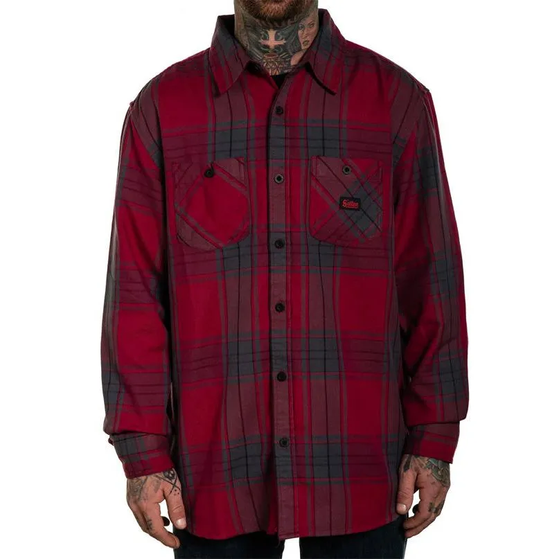 Empire Flannel Button Up Long Sleeve Shirt