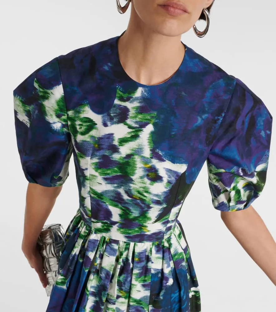 Erdem Floral cotton midi dress