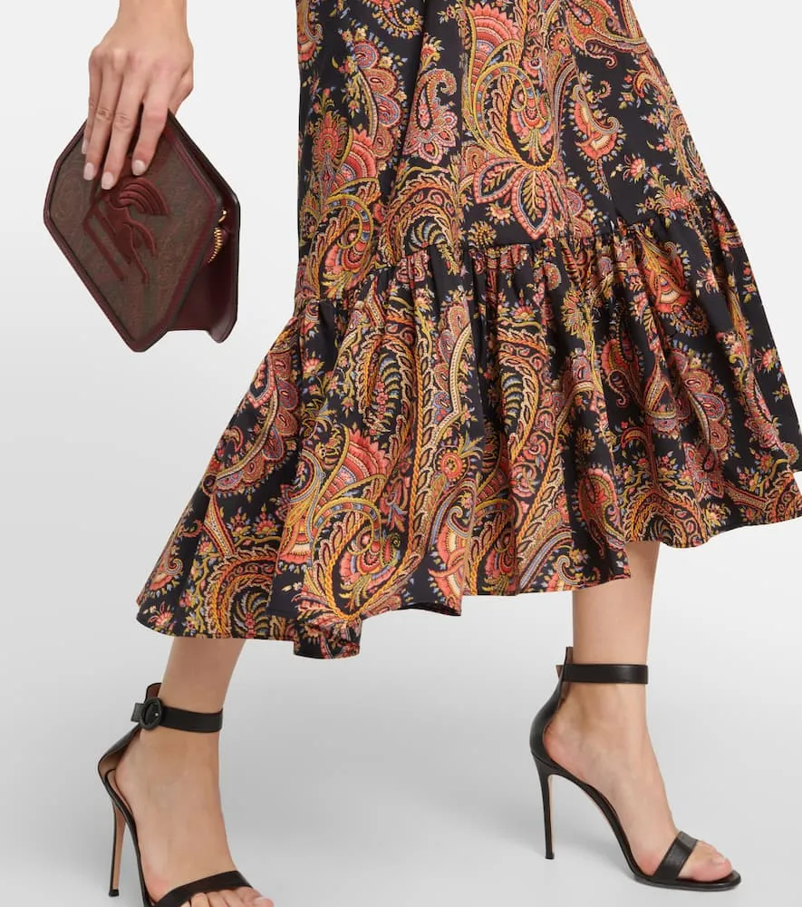 Etro Paisley cotton midi dress