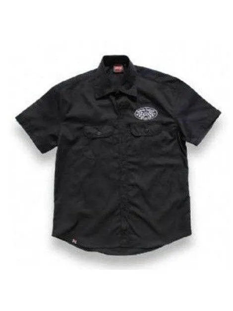 HOTROD HELLCAT BUTTON UP MOTOR OIL II