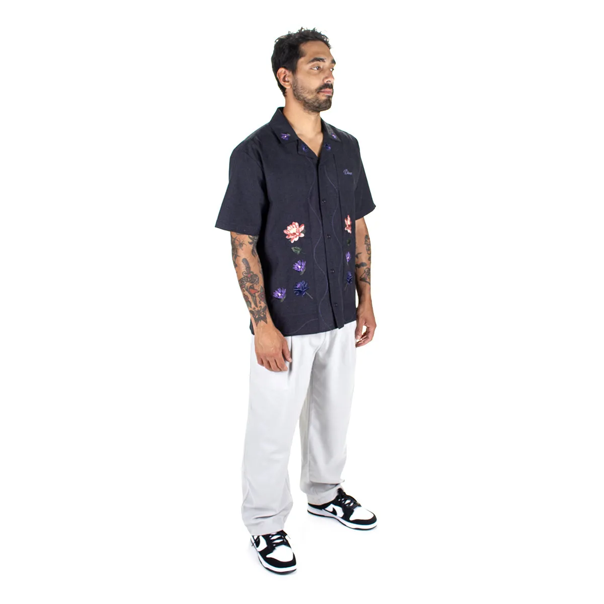 Lotus Button-Up S/S Shirt