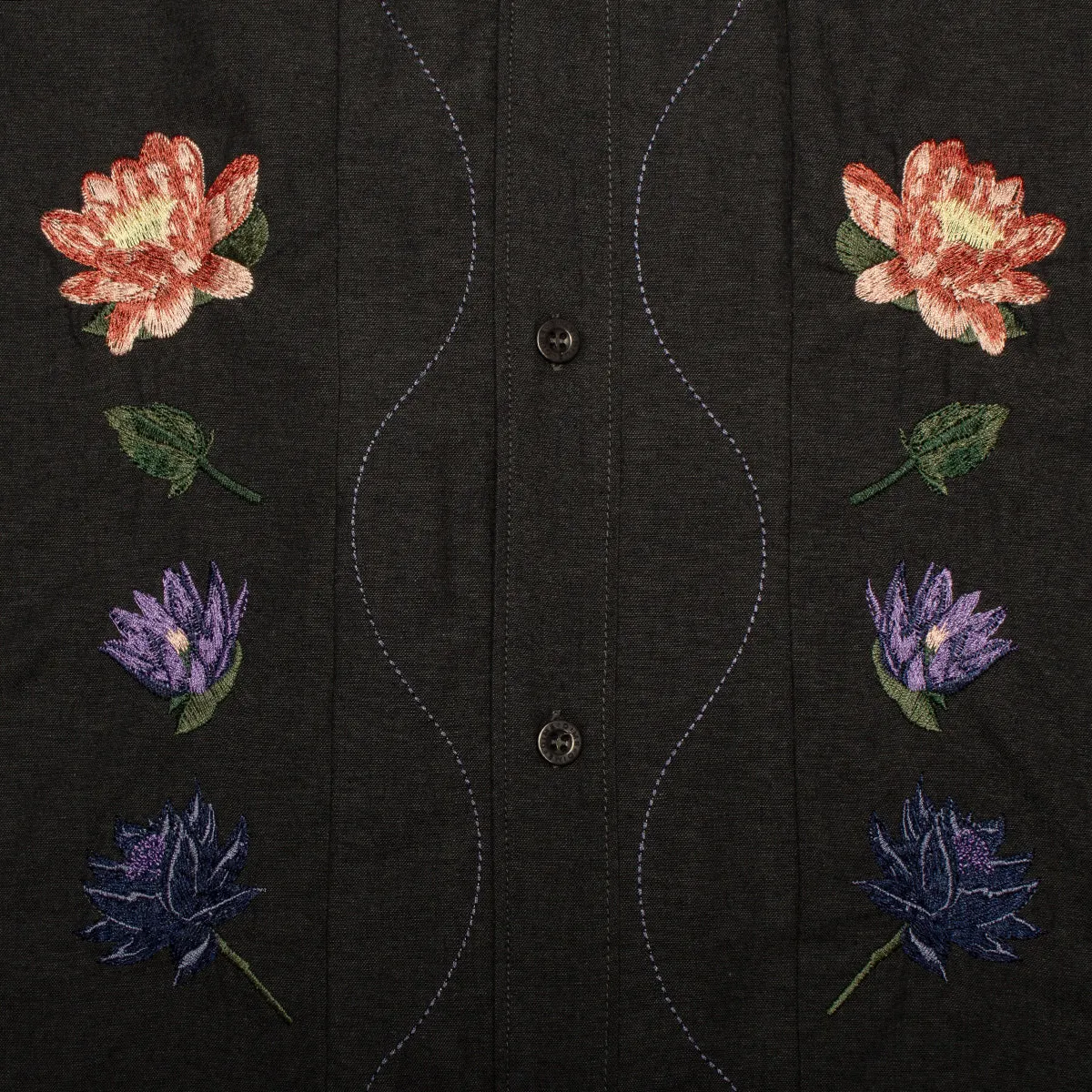 Lotus Button-Up S/S Shirt