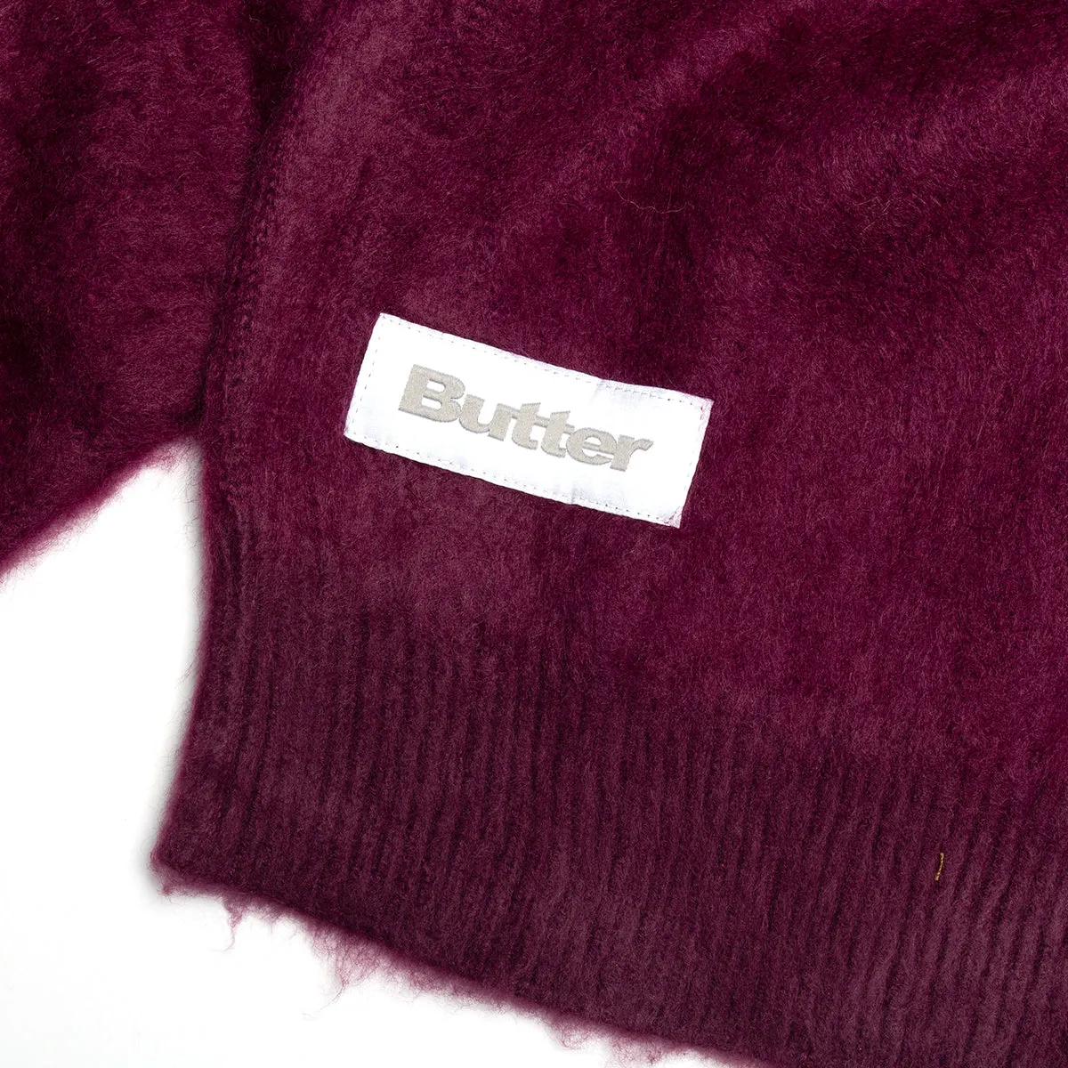 Mohair Button-Up Knitted Shirt