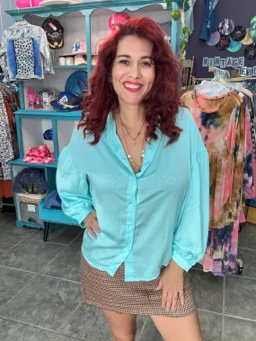 Silky button up