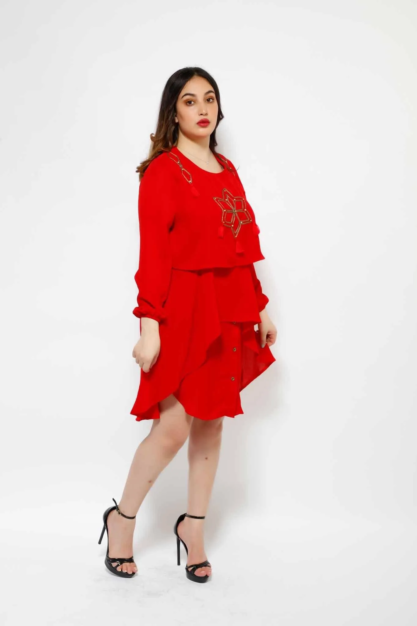 STAR LANTERN5 MIDI DRESS 5002