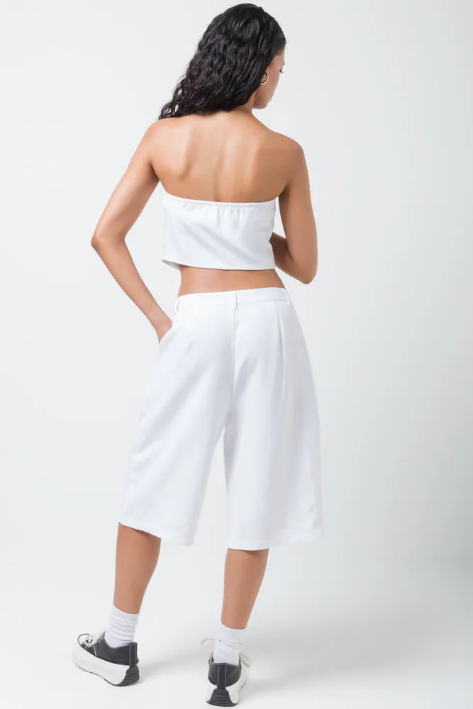 Strapless Waistcoat White