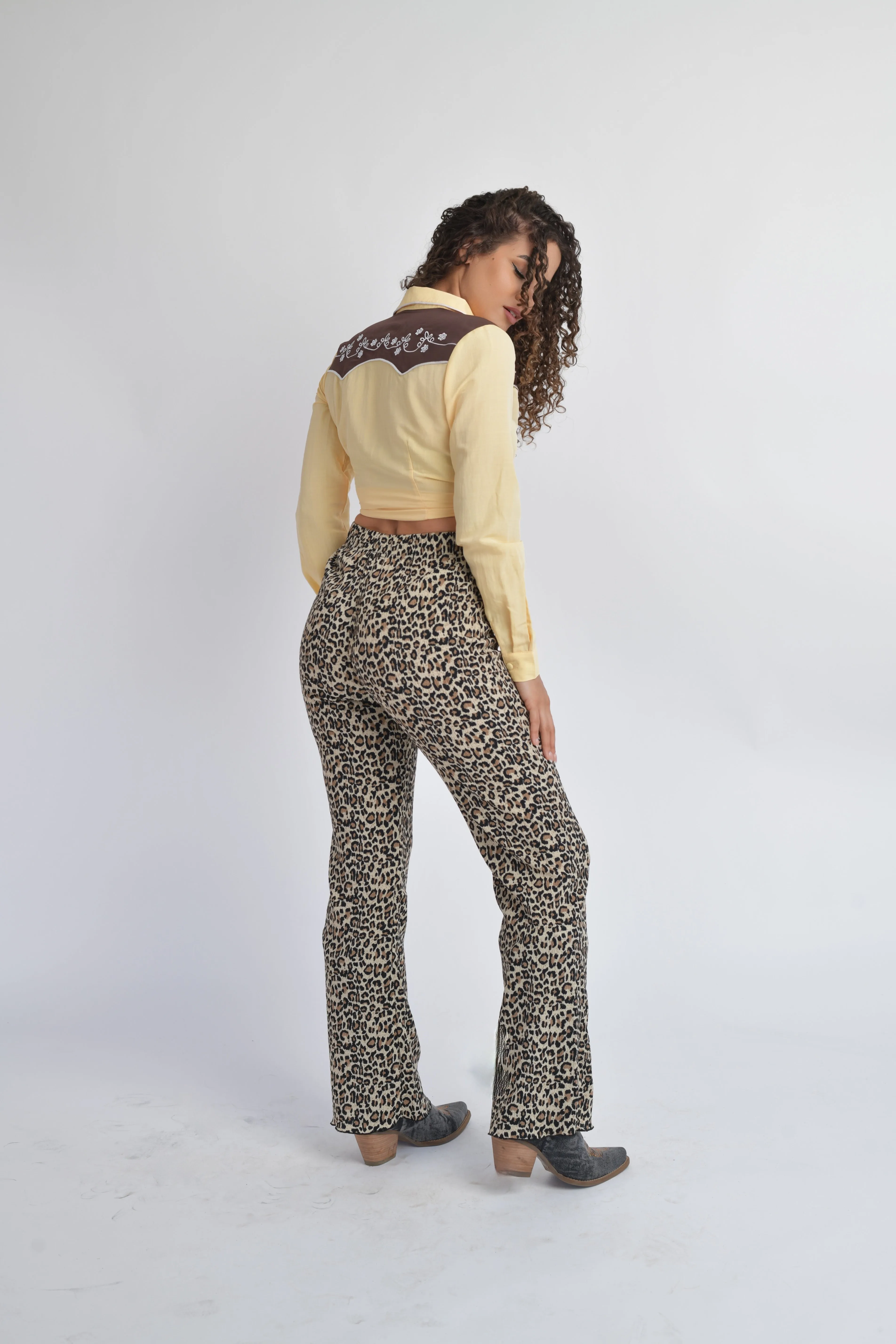 Vintage Cowgirl Up Button Shirt